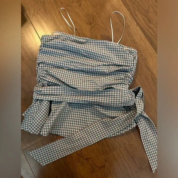 Veronica Beard
Jolene Strapless Peplum Top - Picture 3 of 4